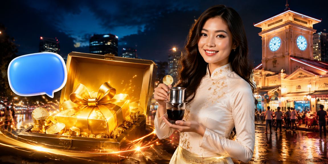 Cà phê Hồ Chí Minh và màn hình nạp tiền minh họa thanh toán VND