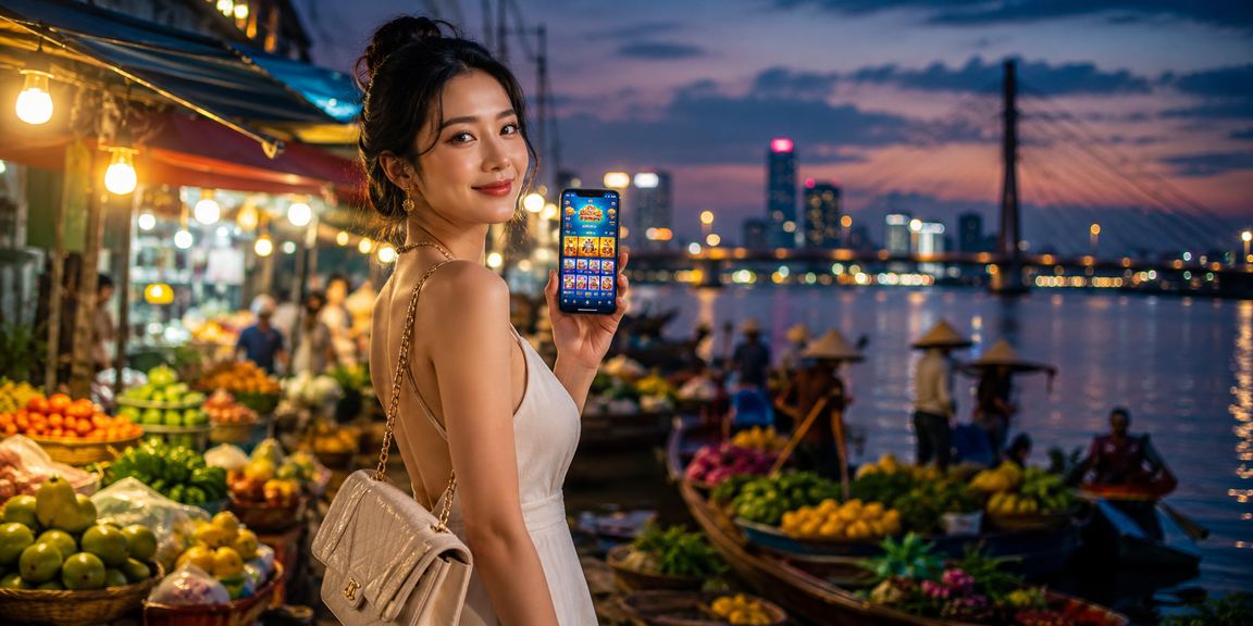 Người dùng Sài Gòn kiểm tra giao dịch tài chính trên điện thoại